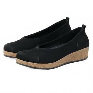 Elegant Black Wedge Loafers